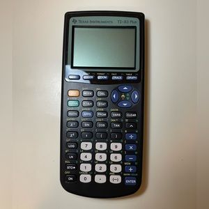 Black Texas Instruments TI-83 Plus Graphing Calculator